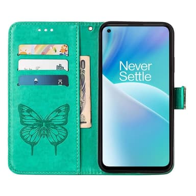 SKALO OnePlus Nord 2T 5G Mandala Plånboksfodral - Turkos