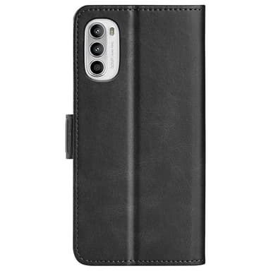 SKALO Motorola Moto G52 Premium Plånboksfodral - Svart