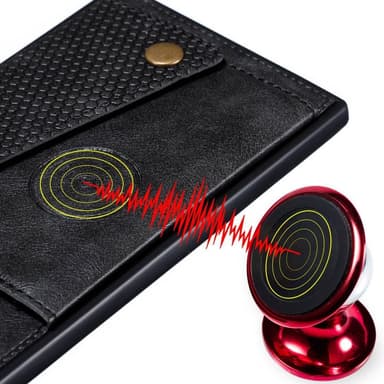 SKALO Xiaomi 12 PU Läder Skal med Plånbok - Svart