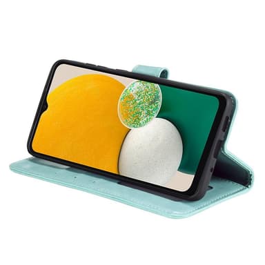 SKALO Samsung A13 4G Mandala Plånboksfodral - Turkos
