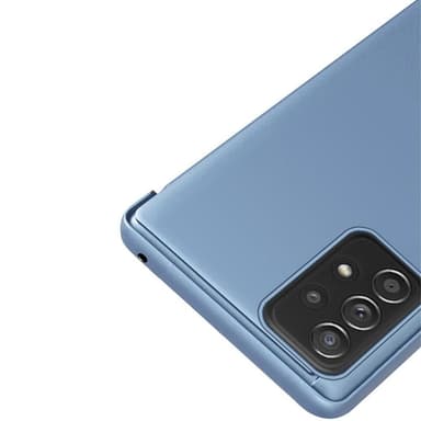 SKALO Samsung A53 5G Clear View Spegel fodral - Mörklila