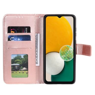 SKALO Samsung A13 4G Mandala Plånboksfodral - Roséguld