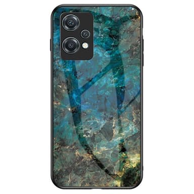 SKALO OnePlus Nord CE 2 Lite 5G Marmor Härdat Glas TPU-skal - Motiv 1