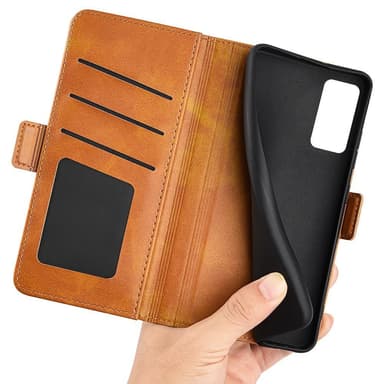 SKALO Xiaomi 12 Premium Plånboksfodral - Ljusbrun