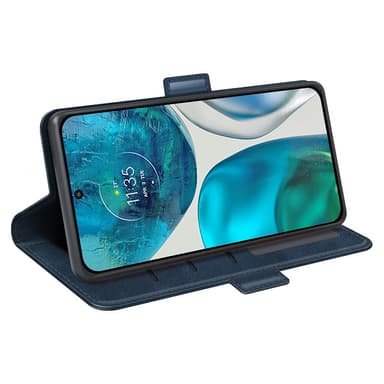 SKALO Motorola Moto G52 Premium Plånboksfodral - Blå