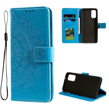 SKALO Samsung A33 5G Mandala Plånboksfodral - Blå