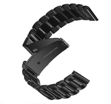 SKALO Länkarmband till Samsung Watch Active2 40mm - Svart