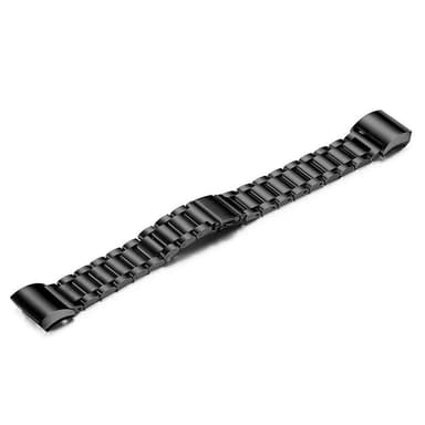 SKALO Länkarmband till Fitbit Charge 3/4 - Svart