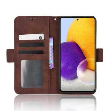 SKALO Samsung A53 5G 6-FACK Plånboksfodral - Brun