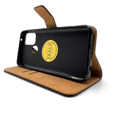 SKALO Moto G30 / Moto G20 Plånboksfodral Äkta Skinn - Ljusrosa