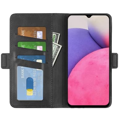 SKALO Samsung A33 5G Premium Plånboksfodral - Svart
