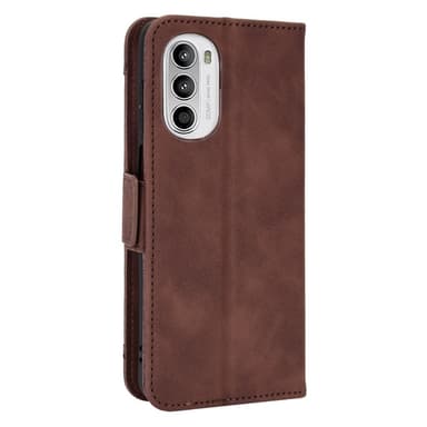 SKALO Motorola Moto G52 6-FACK Plånboksfodral - Brun