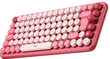 Logitech Pop Keys Wireless tangentbord (Heartbreak Rose)
