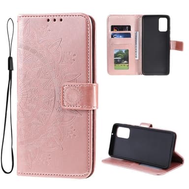 SKALO Samsung A33 5G Mandala Plånboksfodral - Roséguld