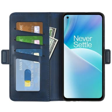SKALO OnePlus Nord 2T 5G Premium Plånboksfodral - Blå