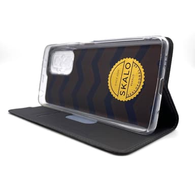 SKALO Xiaomi Redmi Note 10 Pro Plånboksfodral Ultratunn design - Mörkgrå