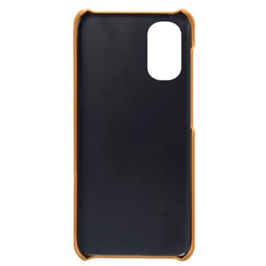 SKALO Motorola Moto E32/E32s PU-Läder Korthållare Skal - Ljusbrun