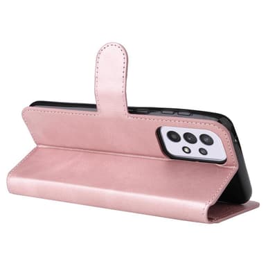 SKALO Samsung A33 5G Klassiskt Plånboksfodral - Roséguld