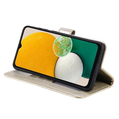 SKALO Samsung A13 4G Mandala Plånboksfodral - Guld