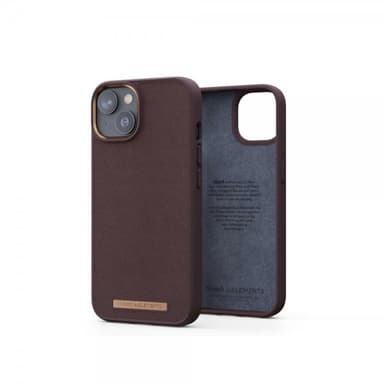 Njord by Elements iPhone 14 Skal Genuine Leather Case Brun