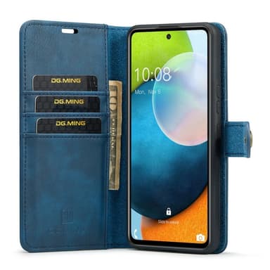DG MING Samsung A53 5G 2-i-1 Magnet Plånboksfodral - Blå