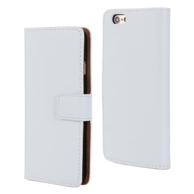 SKALO iPhone 6/6S Plus Plånboksfodral Äkta Skinn - Brun