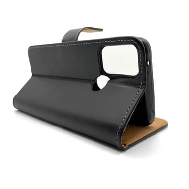 SKALO Moto G30 / Moto G20 Plånboksfodral Äkta Skinn - Ljusrosa