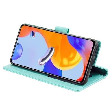 SKALO Xiaomi Redmi Note 11 Pro Mandala Plånboksfodral - Turkos