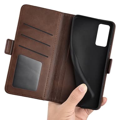 SKALO Xiaomi 12 Premium Plånboksfodral - Brun