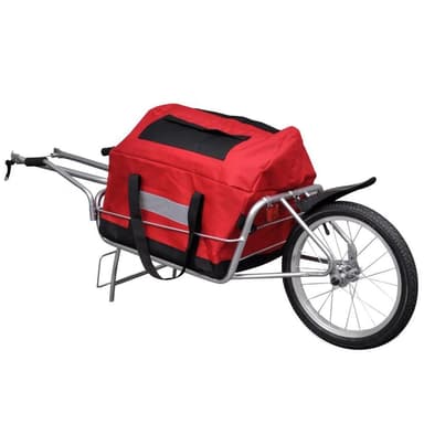 vidaXL Cykelvagn enhjuling inkl. väska
