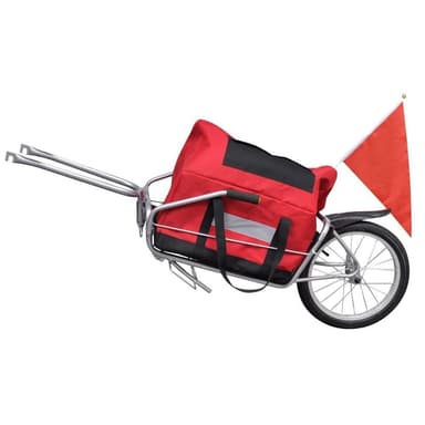vidaXL Cykelvagn enhjuling inkl. väska