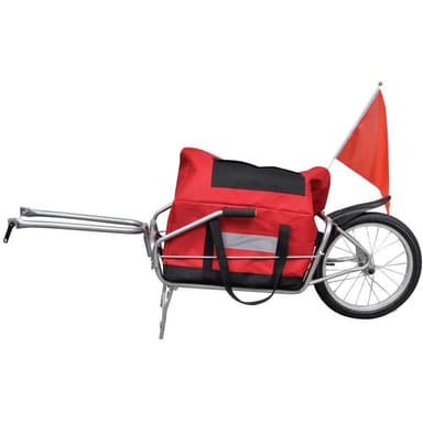 vidaXL Cykelvagn enhjuling inkl. väska