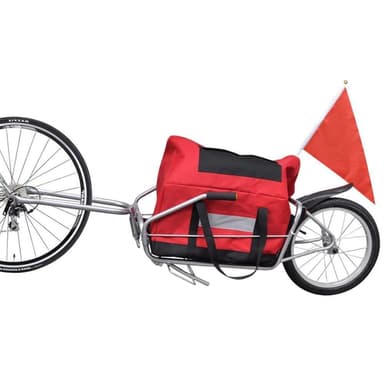 vidaXL Cykelvagn enhjuling inkl. väska