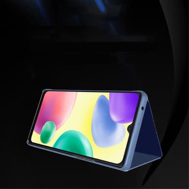 SKALO Xiaomi Redmi 10C Clear View Spegel fodral - Guld