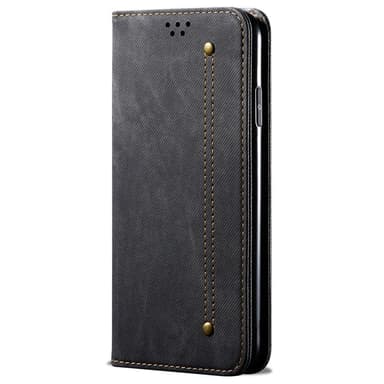 SKALO OnePlus Nord CE 2 Lite 5G Jeans Plånboksfodral - Svart