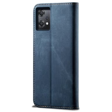 SKALO OnePlus Nord CE 2 Lite 5G Jeans Plånboksfodral - Blå