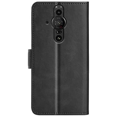 SKALO Sony Xperia PRO-I Premium Plånboksfodral - Svart