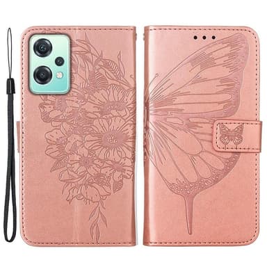 SKALO OnePlus Nord CE 2 Lite 5G Mandala Plånboksfodral - Roséguld
