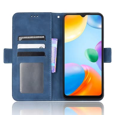 SKALO Xiaomi Redmi 10C 6-FACK Plånboksfodral - Blå