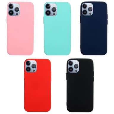 SKALO iPhone 14 Pro Max Ultratunn TPU-Skal - Turkos