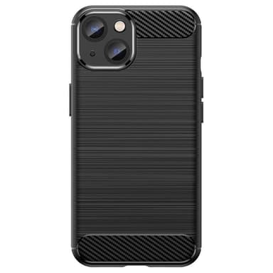 SKALO iPhone 14 Armor Carbon Stöttåligt TPU-skal - Svart