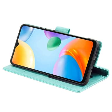 SKALO Xiaomi Redmi 10C Mandala Plånboksfodral - Turkos