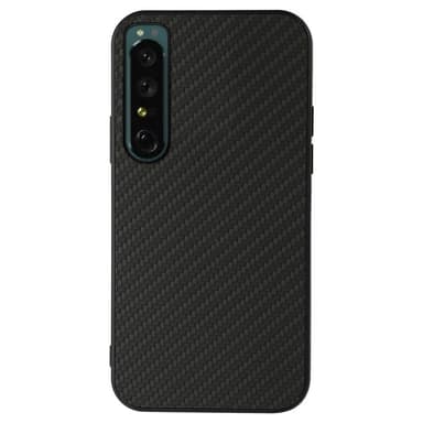 SKALO Sony Xperia 1 IV Carbon Fiber TPU-skal - Svart