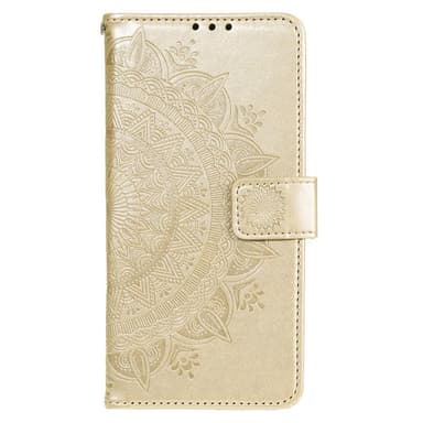 SKALO Xiaomi Redmi 10C Mandala Plånboksfodral - Guld