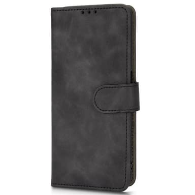 SKALO OnePlus Nord CE 2 Lite 5G Matt PU-Läder Plånboksfodral - Svart