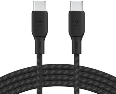 Belkin USB-C till USB-C 2.0-kabel (svart)