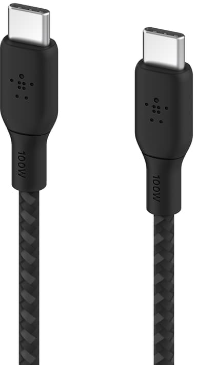 Belkin USB-C till USB-C 2.0-kabel (svart)