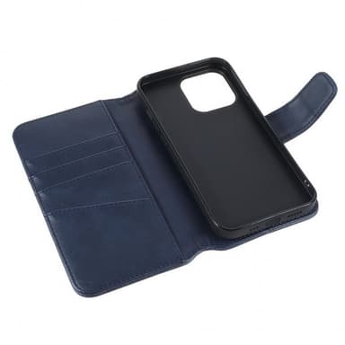 Nordic Covers iPhone 14 Pro Fodral Essential Leather Heron Blue