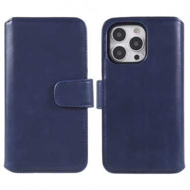 Nordic Covers iPhone 14 Pro Fodral Essential Leather Heron Blue
