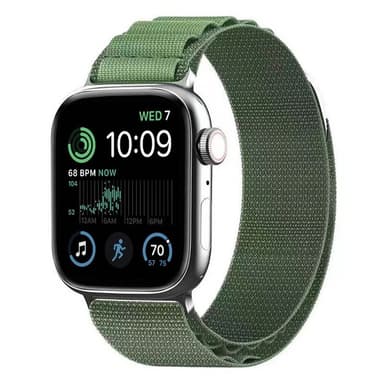 Artic Elastiskt nylon Armband Apple Watch SE 2022 (40mm) - Army